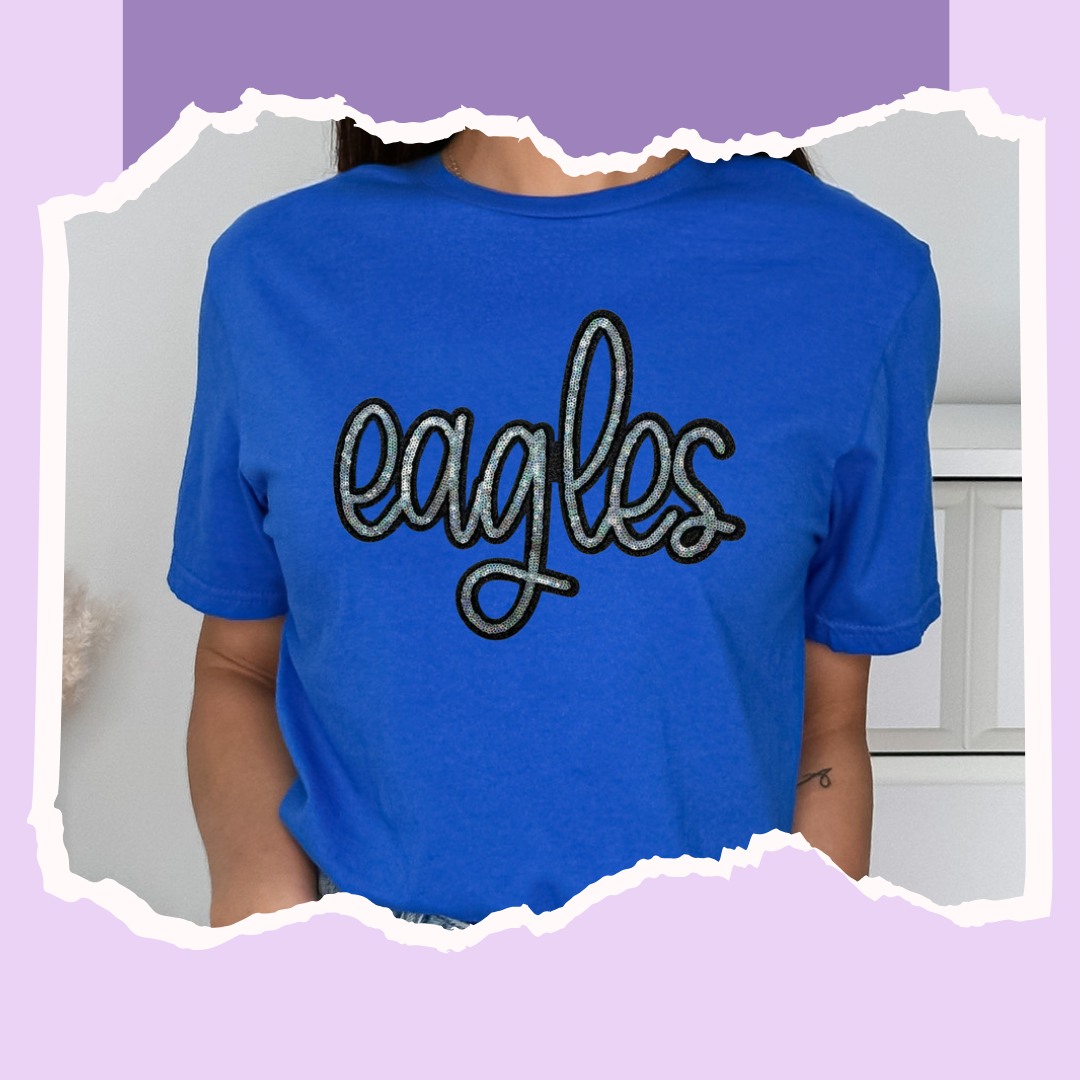 Sequin School Mascot Shirt