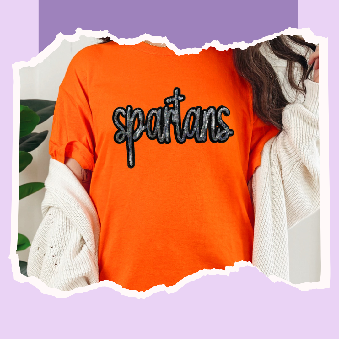 Sequin School Mascot Shirt