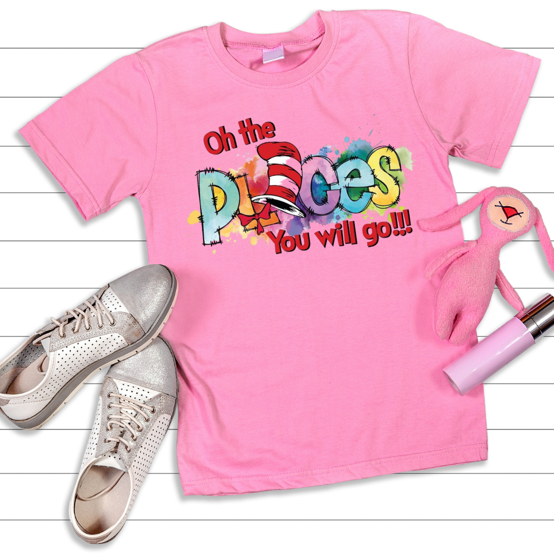 Oh the Places You'll Go Watercolor Shirt