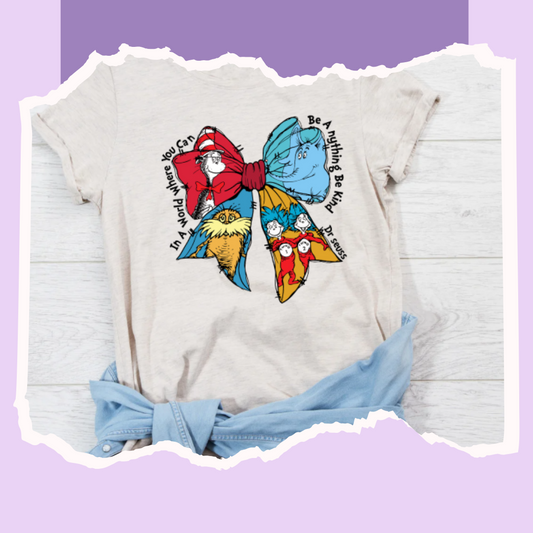 Read Across America Bow Shirt